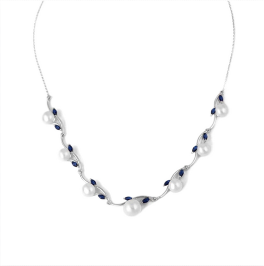 925 Silver Forever Blue Necklace