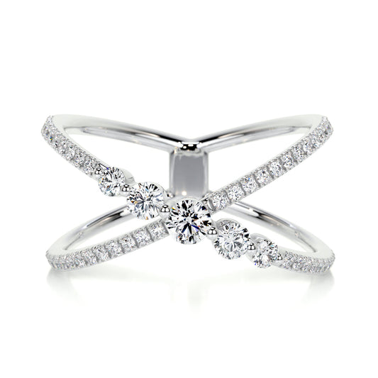 0.42 Carat ·  Pave ·   14K White Gold women weeding ring