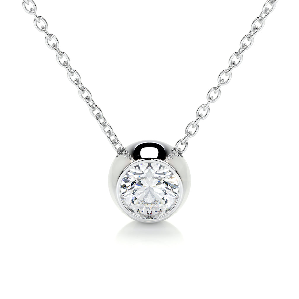 1.00 Carat · Round anniversary Solitaire ·   14K White Gold anniversary