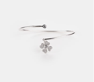 925 Silver Flower Bracelet