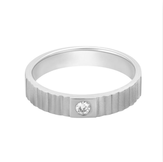 925 Silver Simple Ring for Him