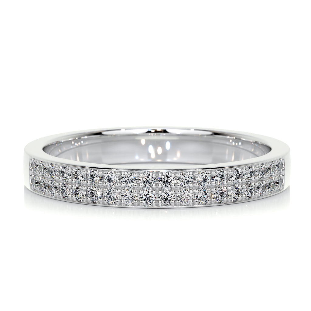 0.2 Carat ·  Channel ·    14K White Gold women weeding ring