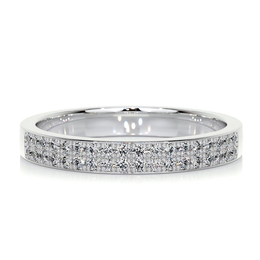 0.2 Carat ·  Channel ·    14K White Gold women weeding ring