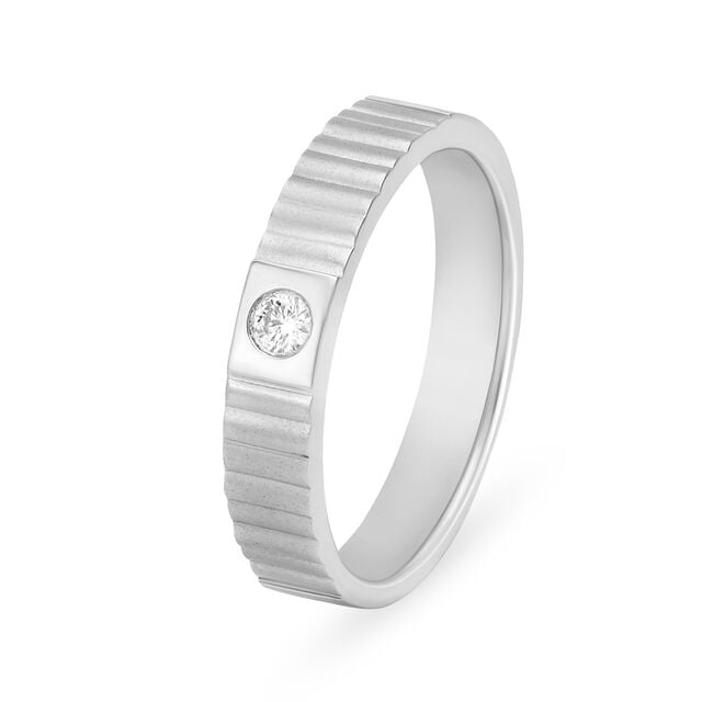 925 Silver Simple Ring for Him