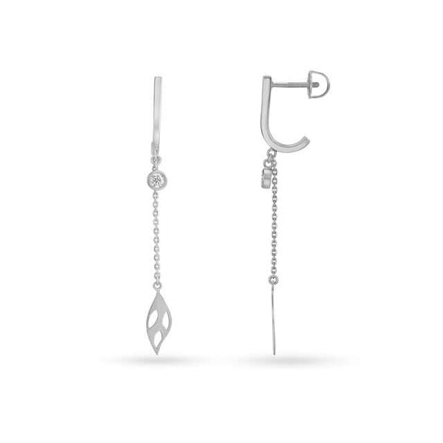 925 Silver Combine life Earring