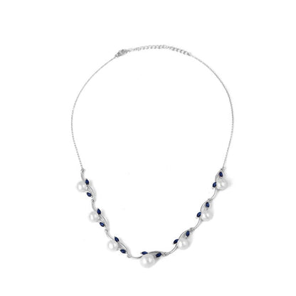 925 Silver Forever Blue Necklace