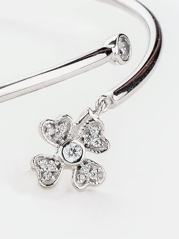 925 Silver Flower Bracelet