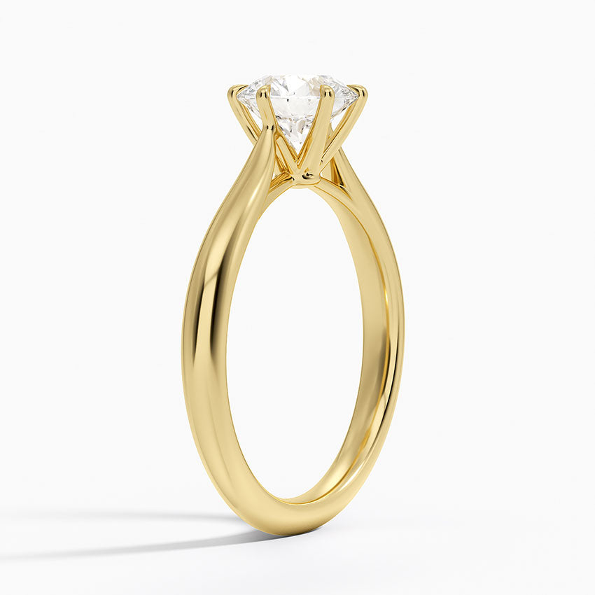 Cataliya 6 prong  solitaire ring