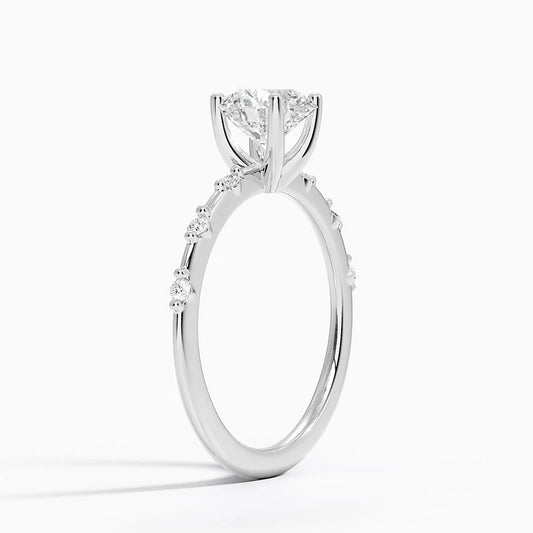 Delicate air  4 prong  Accents ring