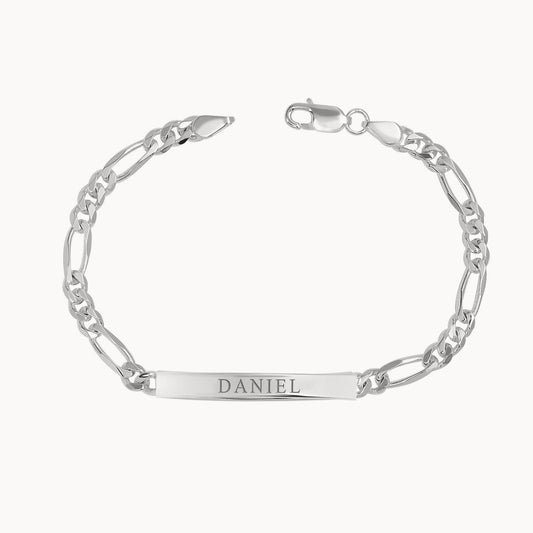 925 Silver Men's Bracelet with you name