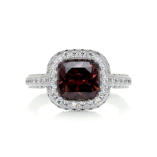 4.00 Carat · Cushion Halo · Spinel · 14K White Gold Gemston