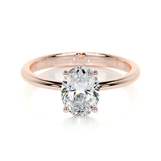 1 Carat · Oval Solitaire ·   14K Rose Gold