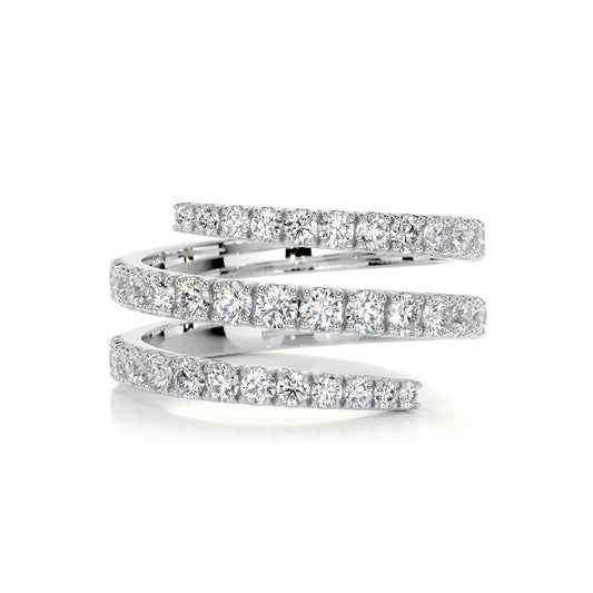 1 Carat ·  Pave ·   14K White Gold women weeding ring