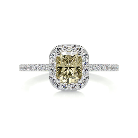 1.3 Carat · Cushion Halo ·   14K White Gold white white