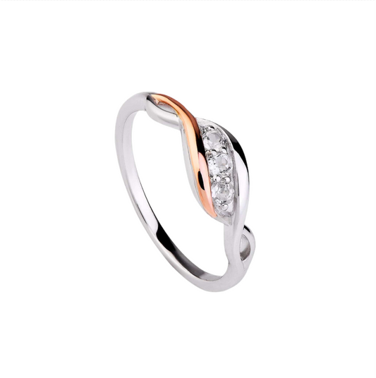 925 Silver Floral bond Ring