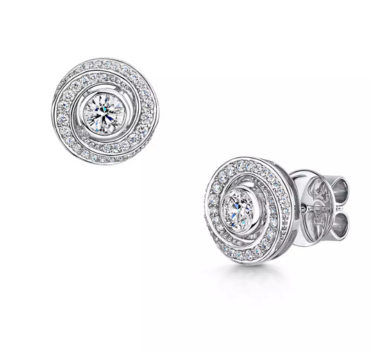 DG Cosmic Diamond Stud Earrings