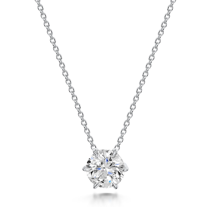 DG Honour Diamond Pendant in Platinum