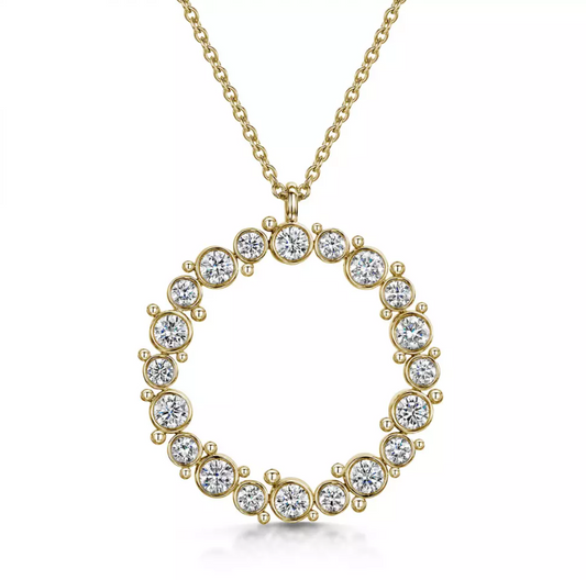 DG - Diamond Circle Pendant