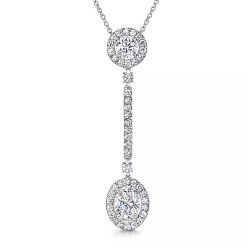 Love Lab Grown Diamond Drop Pendant