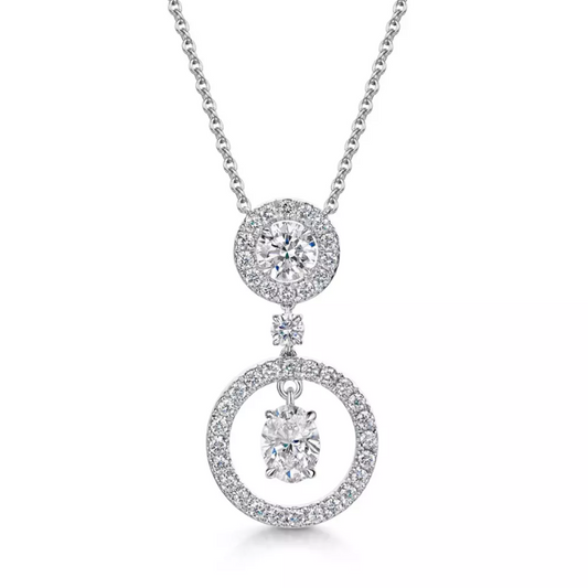 Love Lab Grown Diamond Drop Pendant