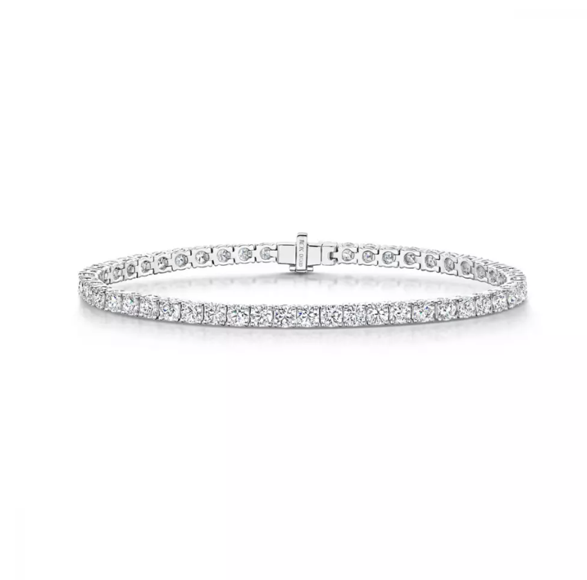 DG Honour Diamond Tennis Bracelet in White Gold