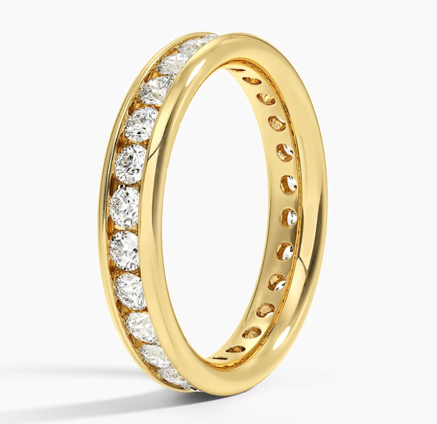 DG-Fashion Round Eternity Lab Diamond Ring