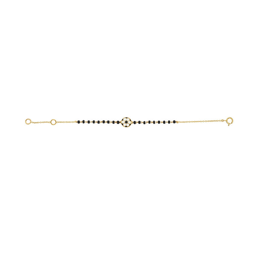 Gold Soccer Baby Bracelet