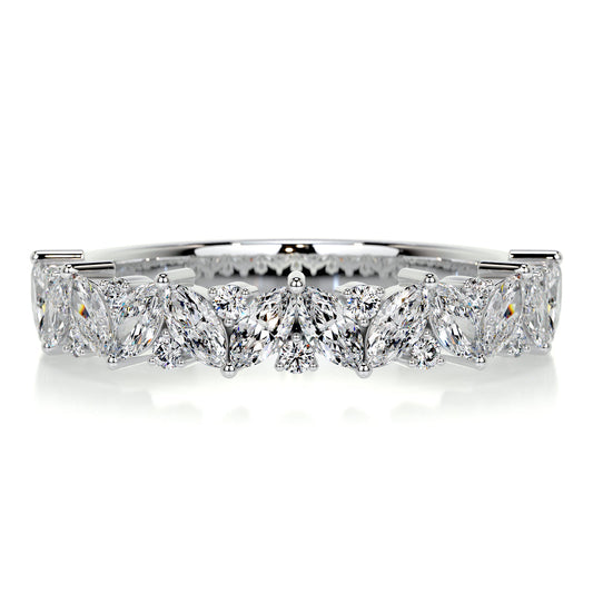 0.85 Carat ·  Half Eternity ·   14K White Gold Birthday