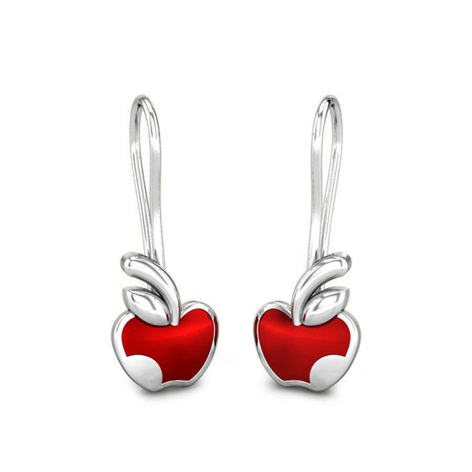 925 Silver Apple Earring