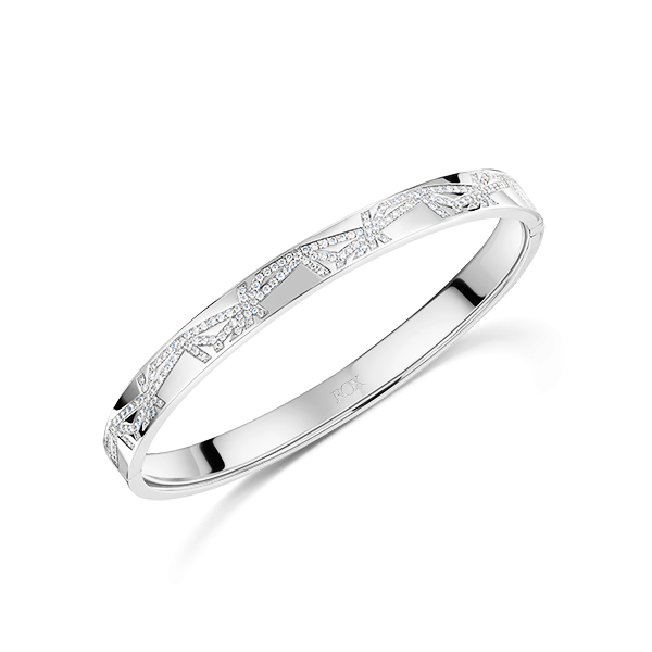 DG DNA PAVE DIAMOND BANGLE