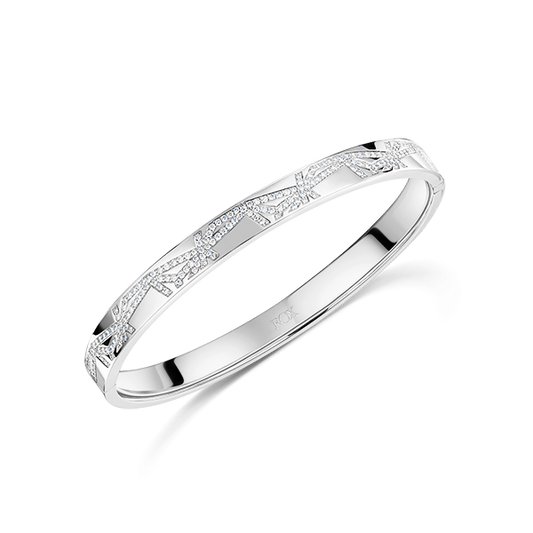 DG DNA PAVE DIAMOND BANGLE